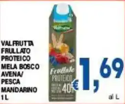 DEM Valfrutta frullato proteico mela bosco avena/ pesca mandarino offerta