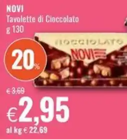 Famila NOVI Tavolette di Cioccolato offerta
