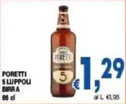 DEM Poretti 5 luppol birra offerta