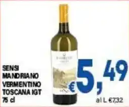DEM Sensi mandriano vermentino toscana igt offerta