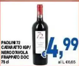 DEM Paolini 72 cataratto igp/ nero d'avola frappato doc offerta