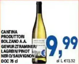 DEM Cantina produttori bolzano a.a. gewurztraminer/ lagrein/pinot nero/sauvignon doc offerta