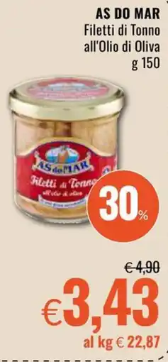 Famila AS DO MAR Filetti di Tonno all'Olio di Oliva offerta