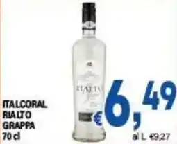 DEM Italcoral rialto grappa offerta