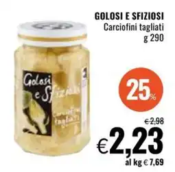 Famila GOLOSI E SFIZIOSI Carciofini tagliati offerta