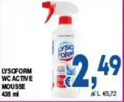 DEM Lysoform wc active mousse offerta