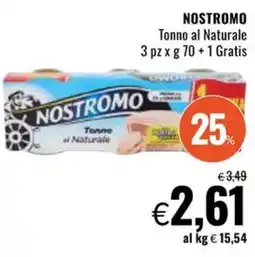 Famila NOSTROMO Tonno al Naturale offerta