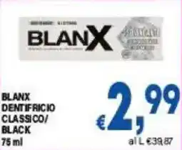 DEM Blanx dentifricio classico/ black offerta