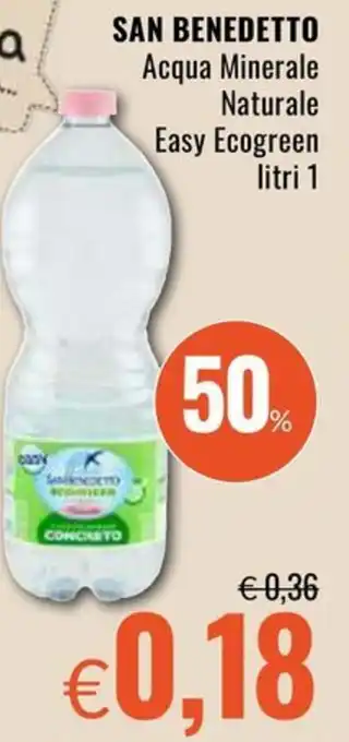 SAN BENEDETTO Acqua Minerale Naturale Easy Ecogreen