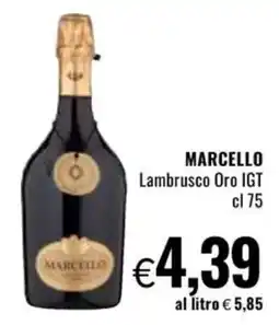 Famila MARCELLO Lambrusco Oro IGT offerta