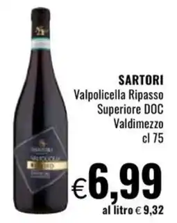 Famila SARTORI Valpolicella Ripasso Superiore DOC Valdimezzo offerta
