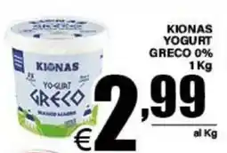 DEM Kionas yogurt greco 0% offerta