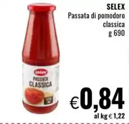 Famila SELEX Passata di pomodoro classica offerta