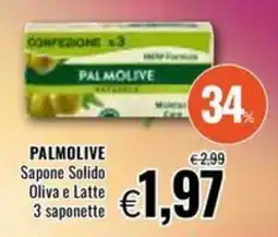 Famila PALMOLIVE Sapone Solido Oliva e Latte 3 saponette offerta