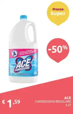 PiùMe Ace candeggina regolare offerta