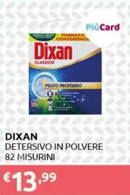 PiùMe Dixan detersivo in polvere offerta