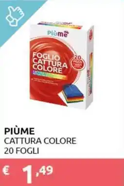 PiùMe Piùme cattura colore 20 fogli offerta