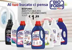 PiùMe Bioform additivo bucato classico/igienizzante offerta