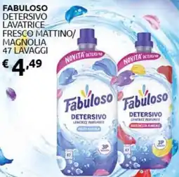 PiùMe Fabuloso detersivo lavatrice fresco mattino/ magnolia offerta