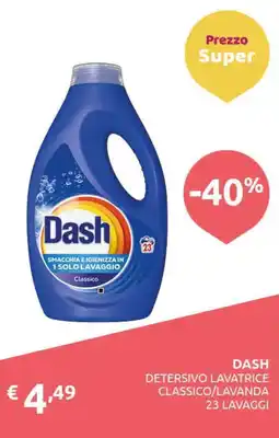 PiùMe Dash detersivo lavatrice classico/lavanda offerta