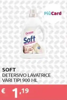PiùMe Soft detersivo lavatrice offerta