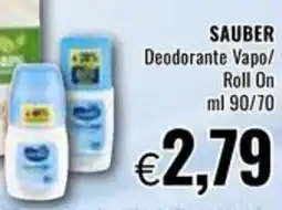 Famila SAUBER Deodorante Vapo/ Roll On offerta
