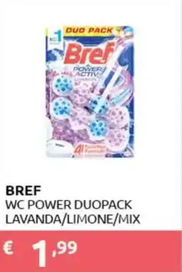 PiùMe Bref wc power duopack lavanda/limone/mix offerta