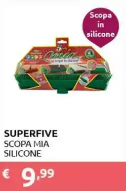 PiùMe Superfive scopa mia silicone offerta