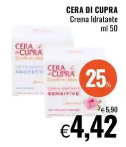 Famila CERA DI CUPRA Crema Idratante offerta
