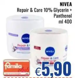 Famila NIVEA Repair & Care 10% Glycerin + Panthenol offerta