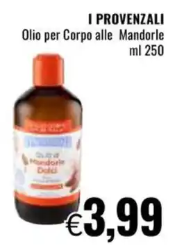 Famila I PROVENZALI Olio per Corpo alle Mandorle offerta