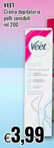 Famila VEET Crema depilatoria pelli sensibili offerta
