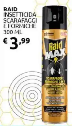 PiùMe Raid insetticida scarafaggi e formiche offerta