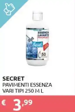 PiùMe Secret pavimenti essenza offerta