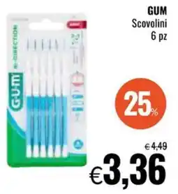 Famila GUM Scovolini 6 pz offerta