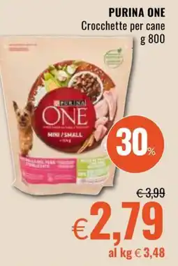 Famila PURINA ONE Crocchette per cane offerta
