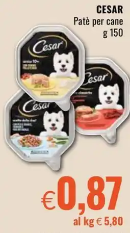 Famila CESAR Patè per cane offerta