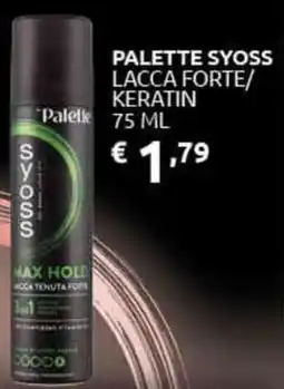 PiùMe Palette syoss lacca forte/ keratin offerta