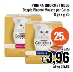Famila PURINA GOURMET GOLD Doppio Piacere Mousse per Gatto offerta
