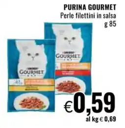 Famila PURINA GOURMET Perle filettini in salsa offerta