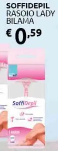 PiùMe Soffidepil rasoio lady bilama offerta