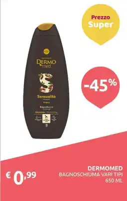 PiùMe Dermomed bagnoschiuma offerta