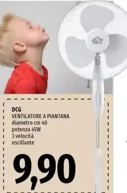Famila Dcg ventilatore a piantana offerta