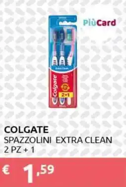 PiùMe Colgate spazzolini extra clean offerta