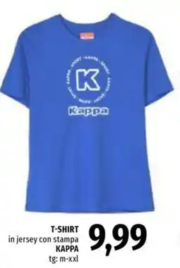 Famila T-SHIRT in jersey con stampa KAPPA offerta