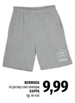 Famila BERMUDA in jersey con stampa KAPPA offerta