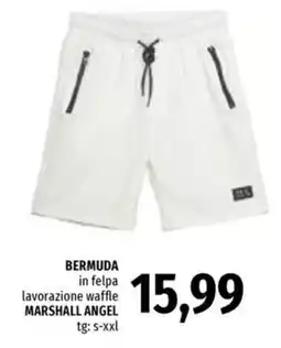 Famila BERMUDA in felpa lavorazione waffle MARSHALL ANGEL offerta