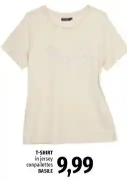Famila T-SHIRT in jersey conpailettes BASILE offerta