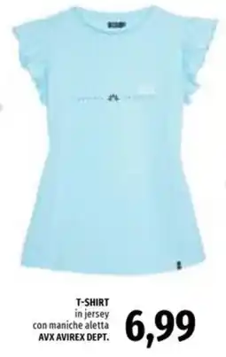 Famila T-SHIRT in jersey con maniche aletta AVX AVIREX DEPT. offerta