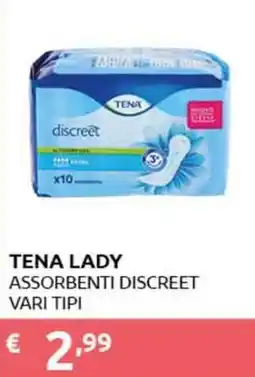 PiùMe Tena lady assorbenti discreet offerta
